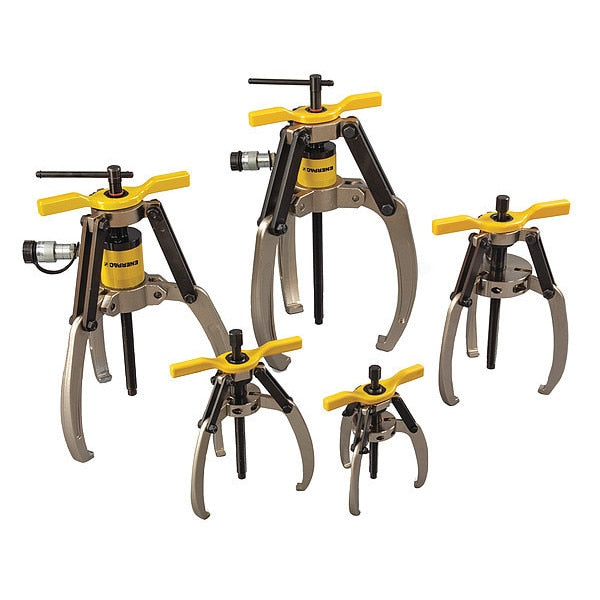 LGHMS364A, 64 Ton, 3 Jaw, Hydraulic Lock-Grip Master Puller Set with Air Pump