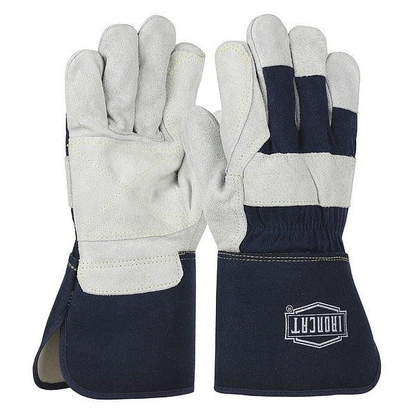 Leather Gloves, L, Gunn Cut, PR, PK12