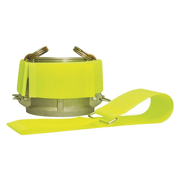 Cinch Strap, No Adhesive, 3 ft, 2 in Wd, Neon Yellow, 10 PK