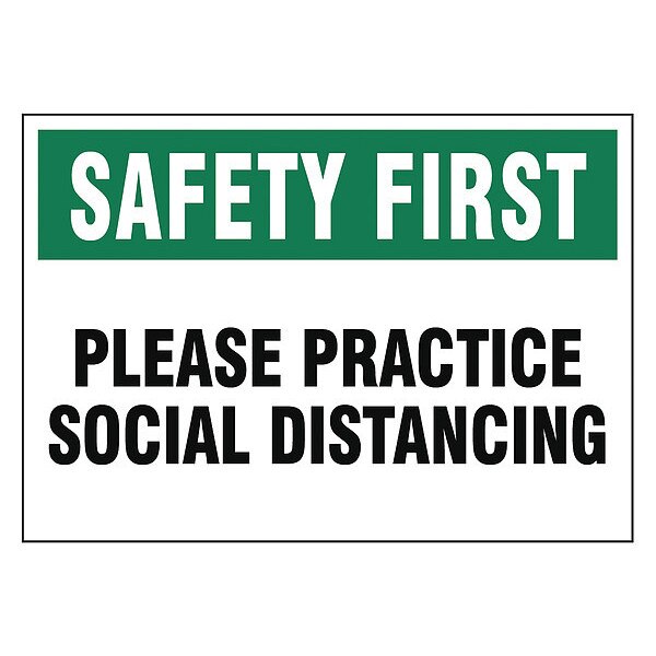 Adhesive Safety Sign, S518-710-V