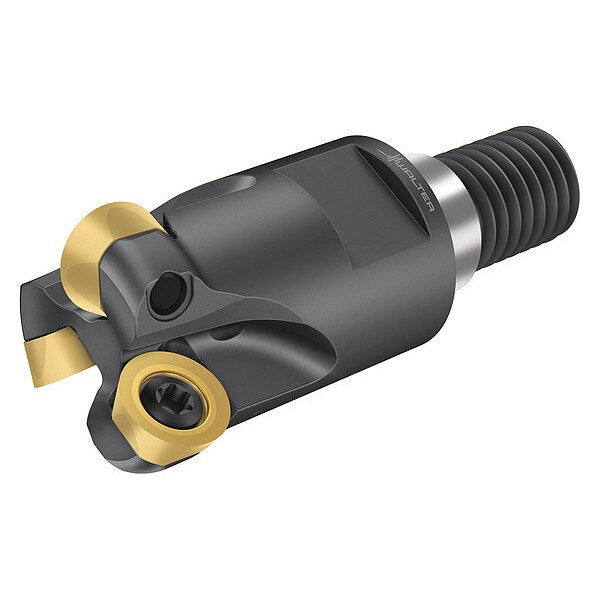 Indexable Profiling End Mill, 3 Inserts, 0.197 in Cut Depth