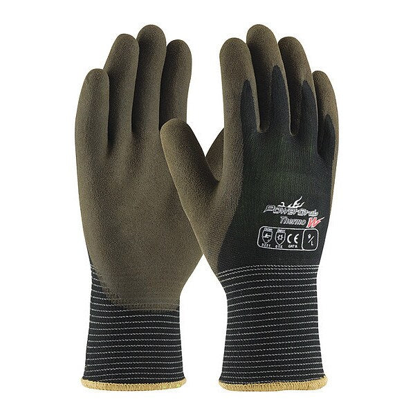 Cold Protection Coated Gloves, Acrylic/Polyester Lining, M, 12PK