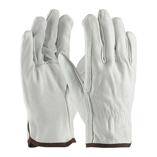 Unlined Leather Drivers Gloves, L, PK12