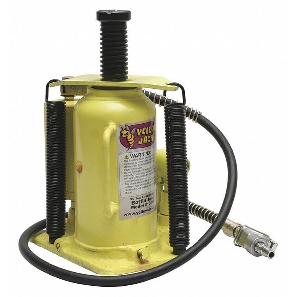 Bottle Jack, Air/Hydraulic, 20 tons