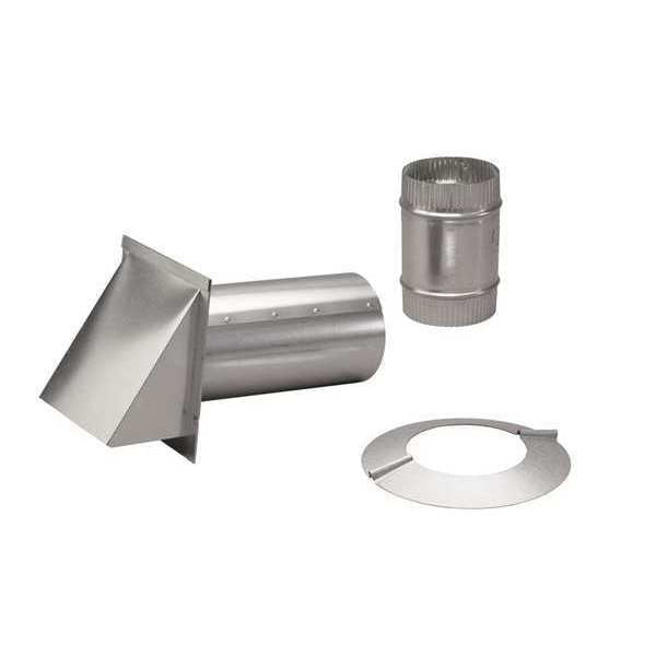 Pressure Relief Damper, Wall Cap, 6