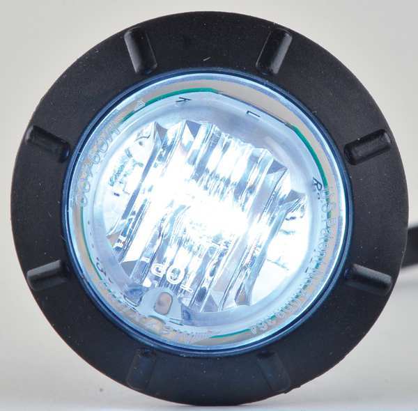 Courtesy Light, 6 LED, 1-1/4In Round, White