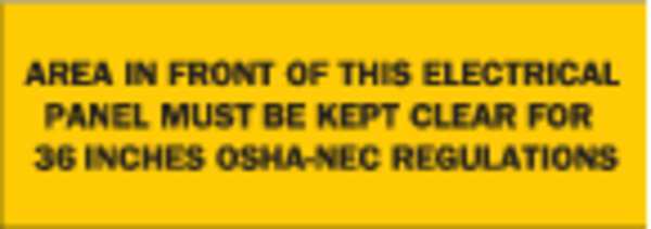 Caution Sign, 10x3-1/2