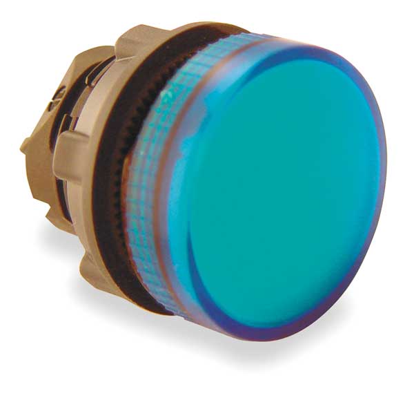Pilot Light Head, Blue, LED