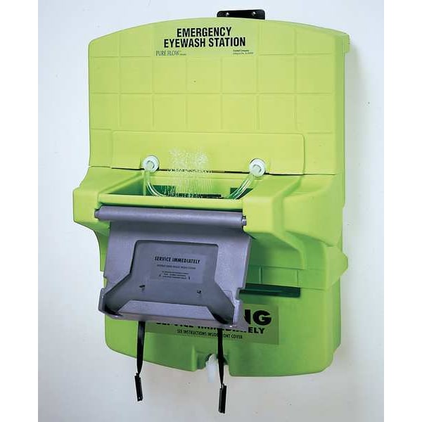 Emergency Eyewash Station Stand, Black