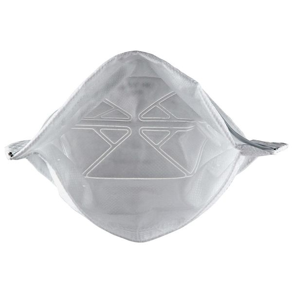 N95 Disposable Respirator, Universal, White, PK50