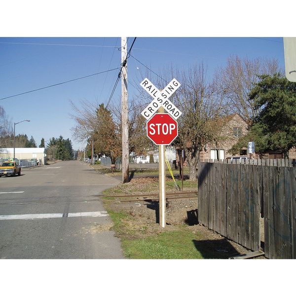 Sign Post Reflector, White, 72 In. L