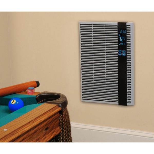 Recessed Electric Wall-Mount Heater, Recessed, 200 to 1500 W, 120V AC