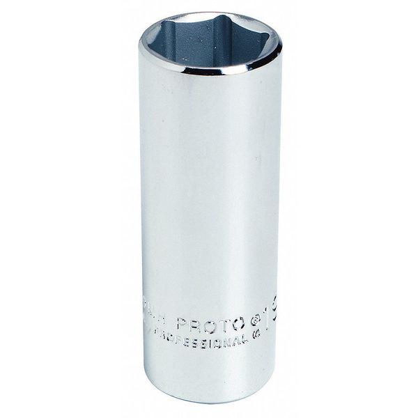 3/8 in Drive, 12mm Hex Metric Socket, 6 Points