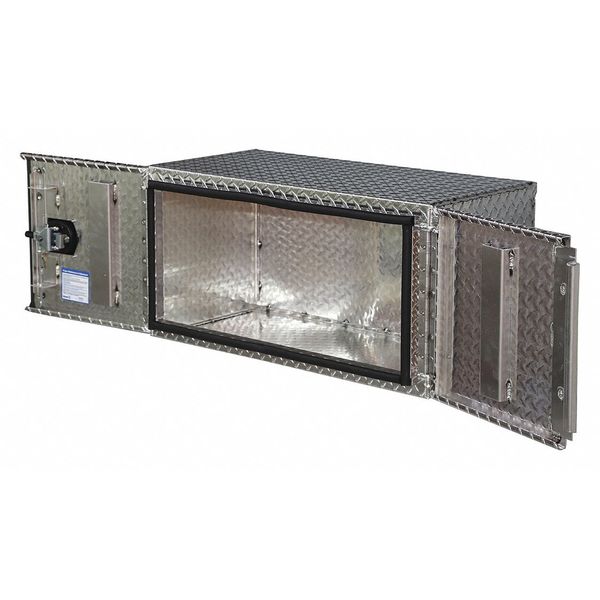 Truck Box, Underbody, Diamond Tread Aluminum, 36