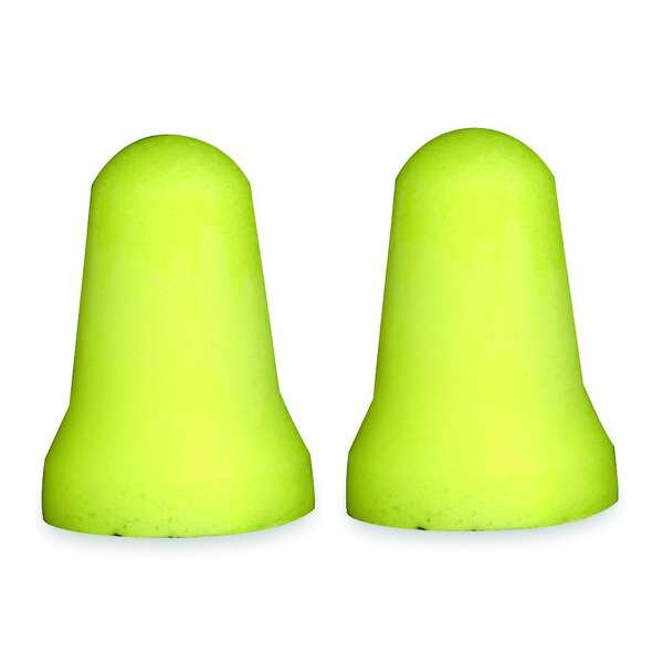 Disposable Uncorded Ear Plugs, Bell Shape, 28 dB, 200 Pairs, Yellow