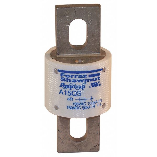 Semiconductor Fuse, Fast Acting, 800 A, A15QS Series, 150V AC, 150V DC, 3-1/2