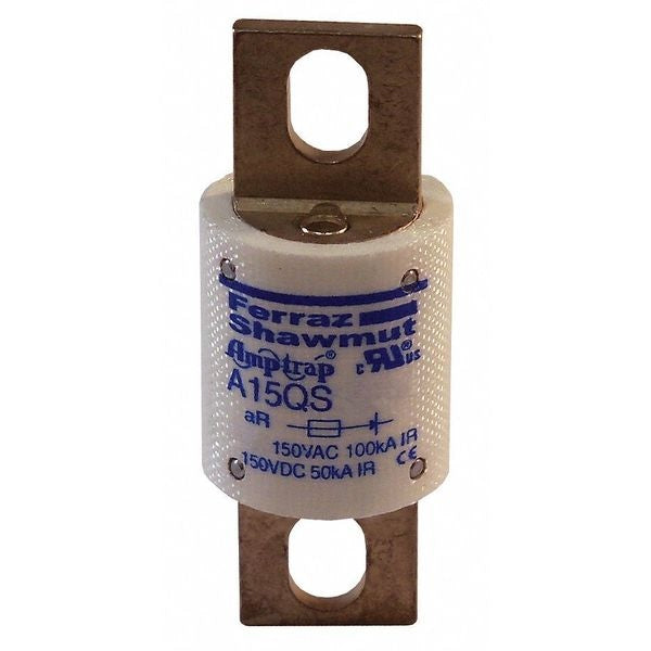 Semiconductor Fuse, High Speed, 200A, A15QS Series, 150V AC, 150V DC, 2-3/4 in L x 1-1/8 in dia