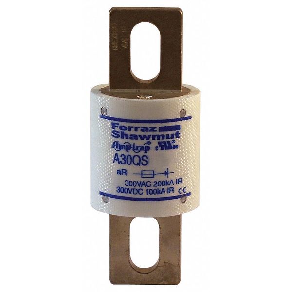 Semiconductor Fuse, Fast Acting, 800 A, A30QS Series, 300V AC, 300V DC, 2-5/8