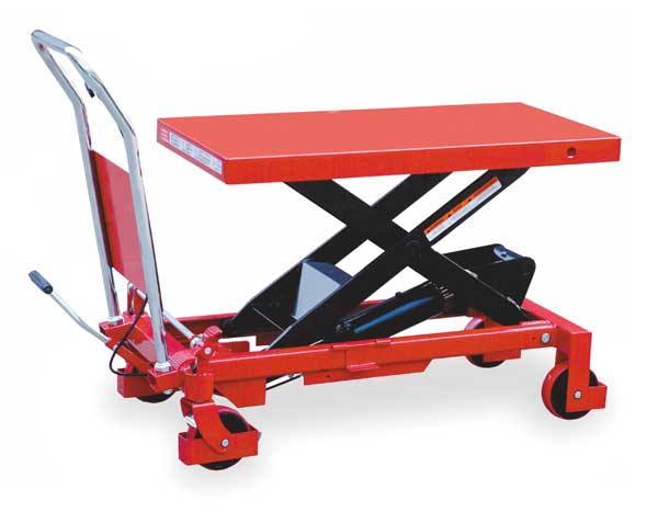 Scissor Lift Table, 2000 lb. Cap, 20