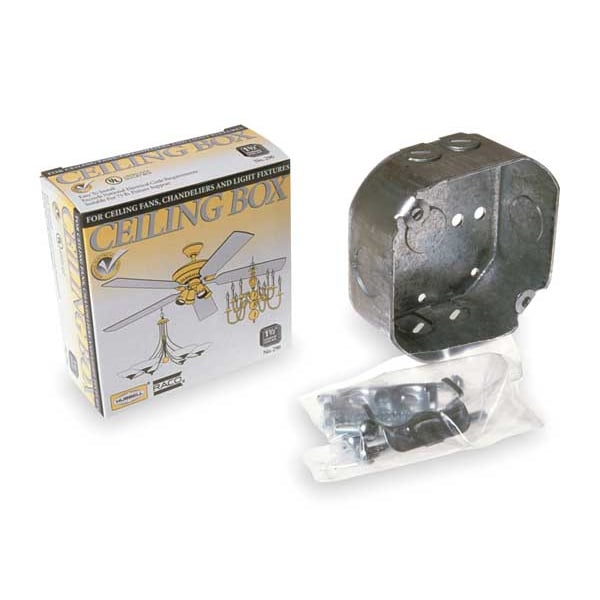 Electrical Box, Round Ceiling Pan, 4X4 in