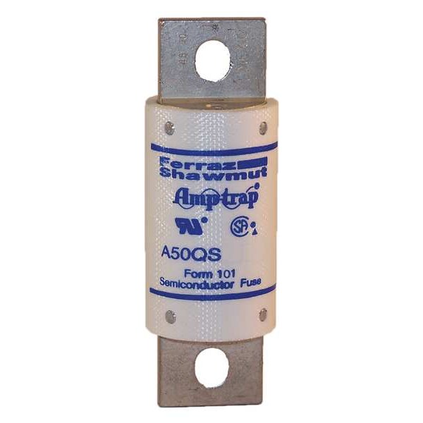 Semiconductor Fuse, Fast Acting, 200 A, A50QS Series, 500V AC, 500V DC, 3-5/8