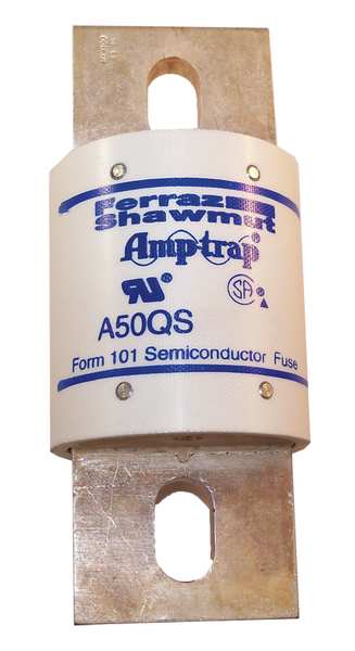 Semiconductor Fuse, Fast Acting, 1,200 A, A50QS Series, 500V AC, 500V DC, 7