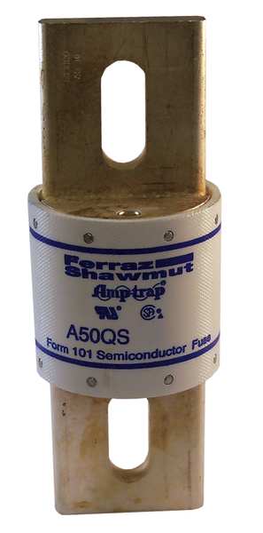 Semiconductor Fuse, Fast Acting, 700 A, A50QS Series, 500V AC, 500V DC, 6-1/2