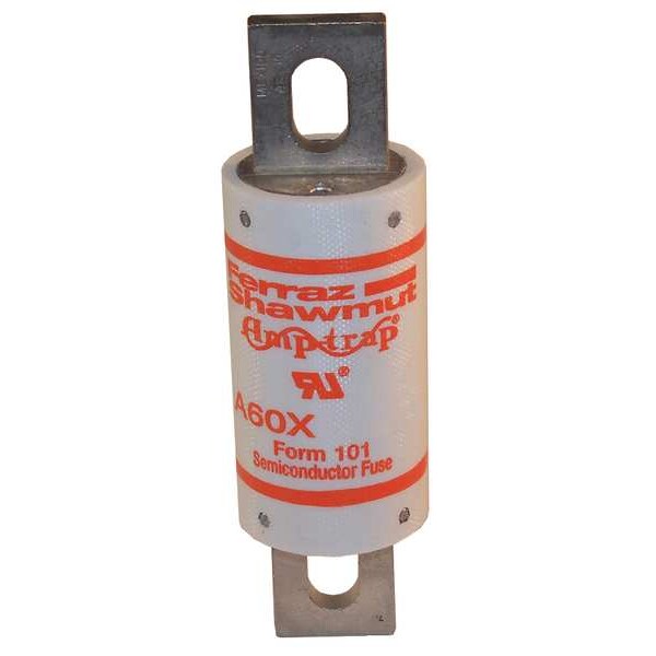 Semiconductor Fuse, Fast Acting, 350 A, A60X Series, 600V AC, Not Rated, 5-1/8