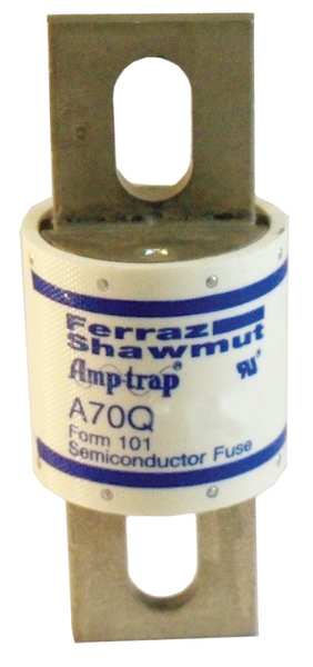 Semiconductor Fuse, Fast Acting, 350 A, A70Q Series, 700V AC, 650V DC, 5-1/16
