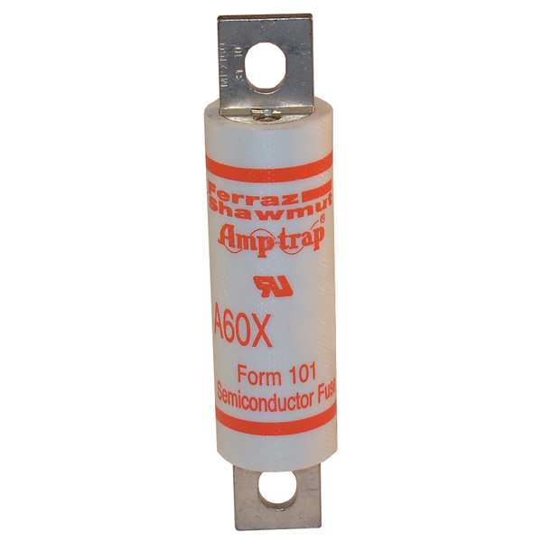 Semiconductor Fuse, Fast Acting, 70 A, A60X Series, 600V AC, Not Rated, 4-7/16