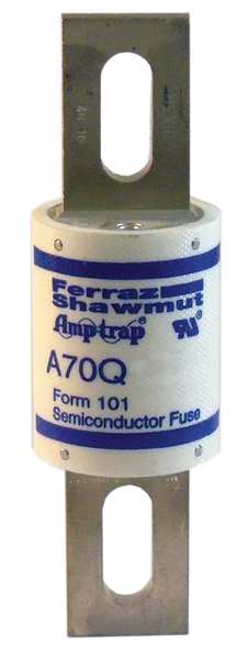 Semiconductor Fuse, Fast Acting, 125 A, A70Q Series, 700V AC, 650V DC, 5-1/16