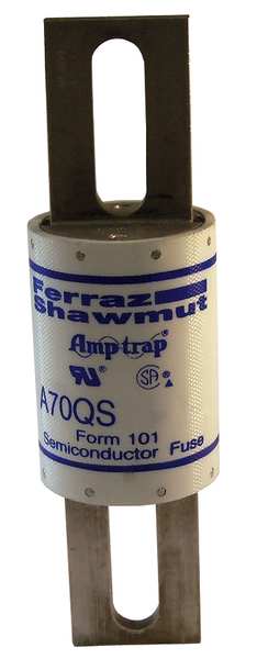 Semiconductor Fuse, Fast Acting, 600 A, A70QS-K Series, 700V AC, 700V DC, 7-1/16