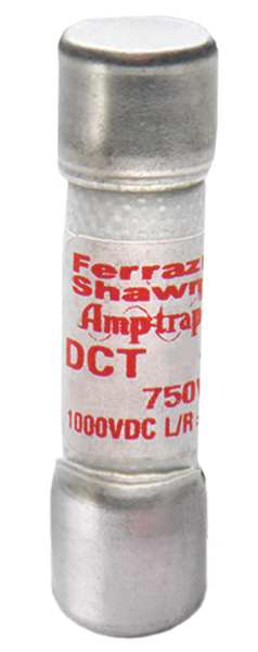 Semiconductor Fuse, Fast Acting, 8 A, DCT Series, 570V AC, 1000V DC, 1-1/2