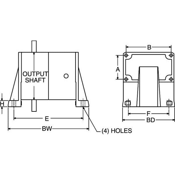 Vertical Mounting Base