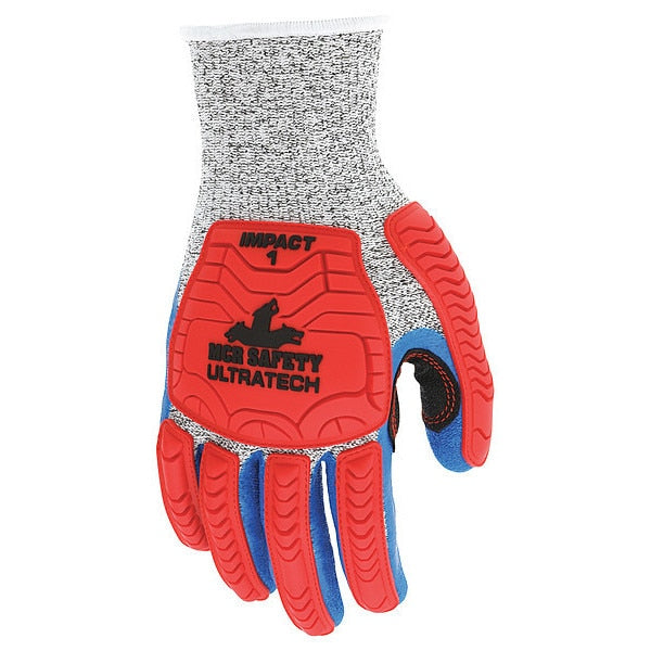 Coated Gloves, 2XL, knit Cuff, PK12