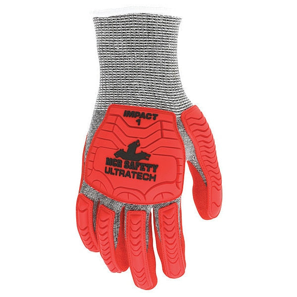 Coated Gloves, XL, knit Cuff, PK12