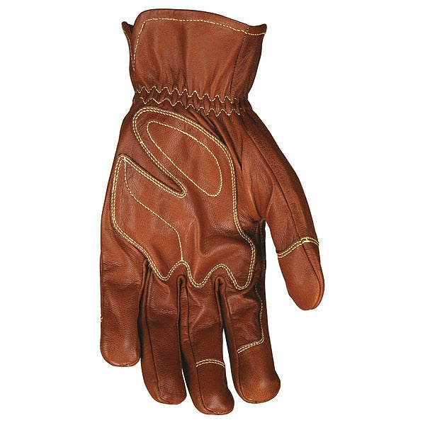 Leather Gloves, Brown, 2XL, PR