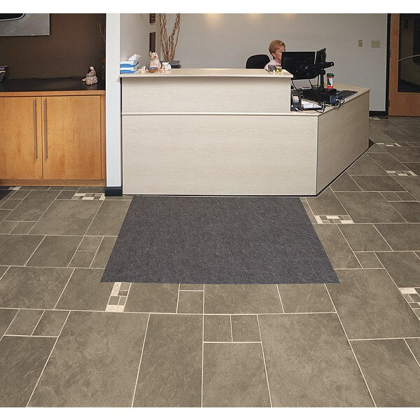 Entrance Mat, Gray 1/8 in Thick
