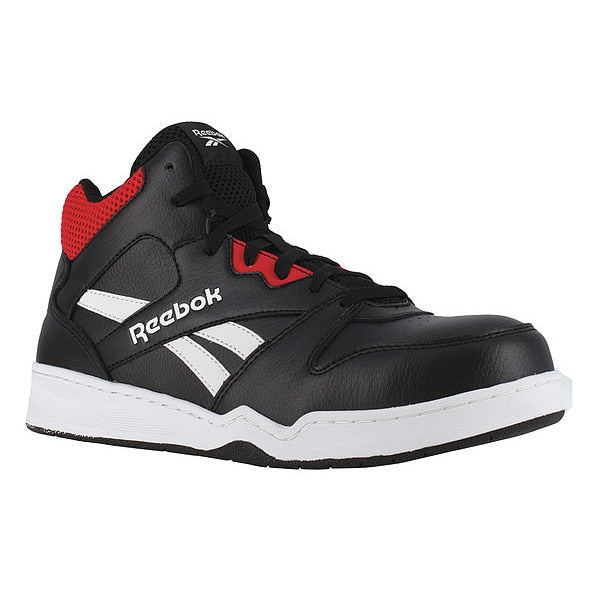 7-1/2 Size Men's Athletic High-Top Composite Work Shoe , Black