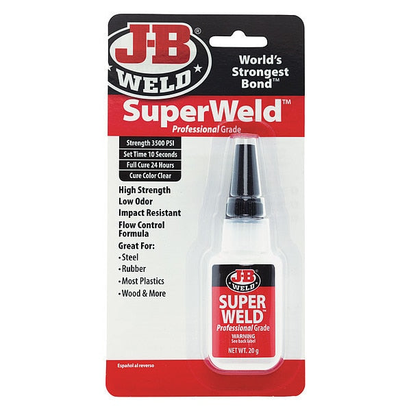 Instant Adhesive, Clear, 0.7 oz, Bottle