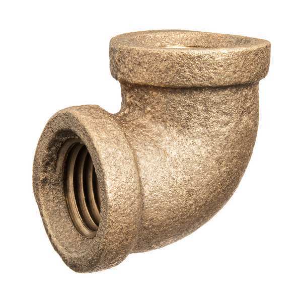 90 Elbow, Brass, 3/8 in, F BSPT, Class 125