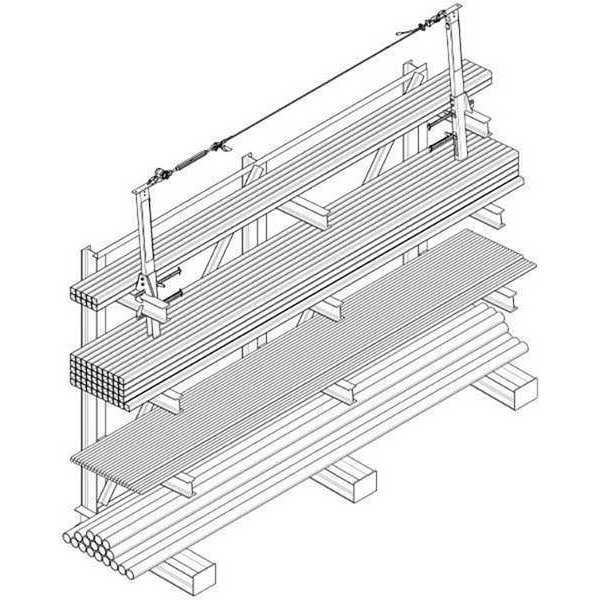 Stanchion Base, Perpendicular, I-Beam