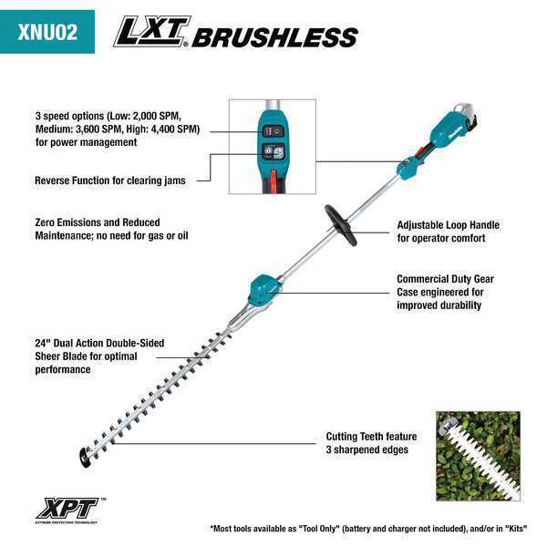 Hedge Trimmer, 18 V 5.0 Ah Lithium-Ion (Battery Not Included) Not Gas Powered 18V Electric