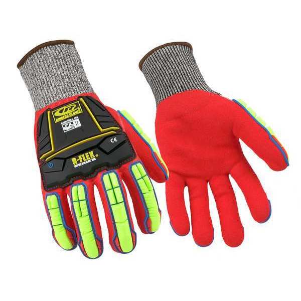 Full-Dip Gloves, Gray, Knit, S, PR