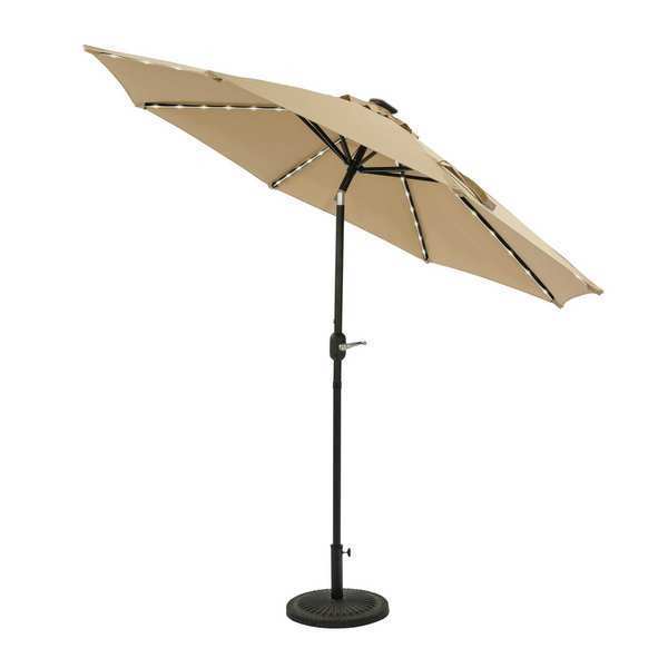 OCTAGON UMBRELLA W/LED TUBE LIGHTS