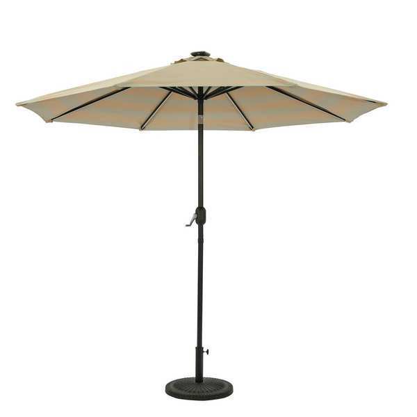OCTAGON UMBRELLA W/LED TUBE LIGHTS