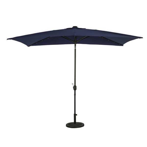 RECTANGLE UMBRELLA W/ LED BULB LIGHTS
