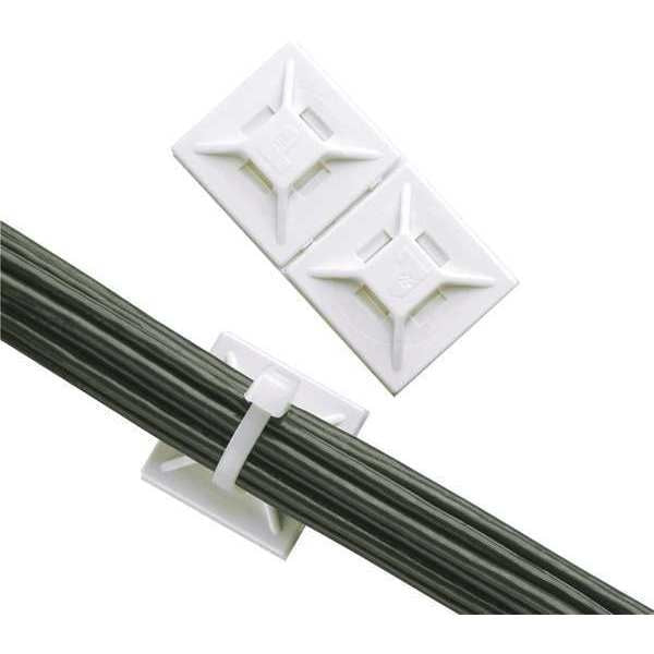 Cable Tie Mount, Adhesive Backed, PK100