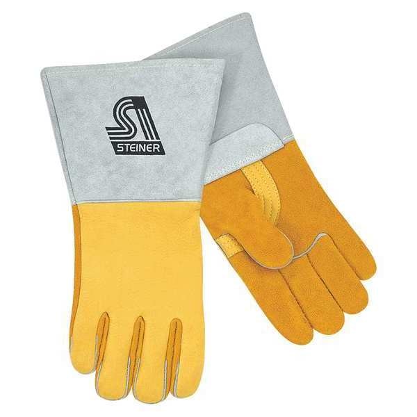 MIG/Stick Welding Gloves, Elkskin Palm, L, PR