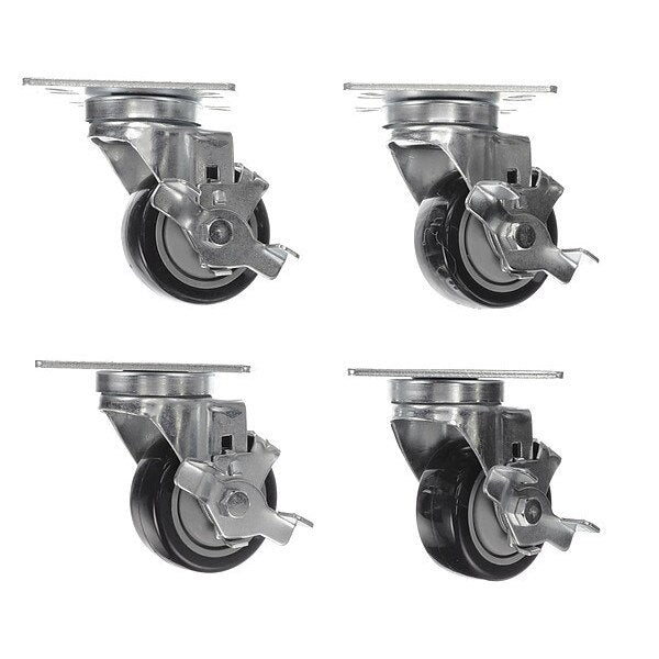 Caster Kit, Med Duty 4